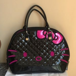Hello Kitty Large Purse Loungefly Black Pink
